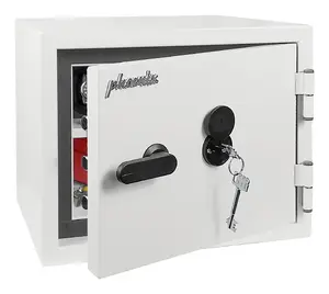 Grīdas seifs Phoenix Safe Co. Fortress Pro SS1461K, 23 l, balts