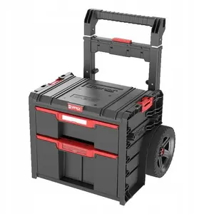 Мобильный инструментальный ящик Qbrick System PRO CART 2.0 PLUS DRAWER 2 с выдвижными секциями