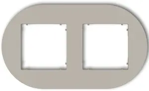 Karlik MINI 60MRTO-2 Double Round Universal Frame, Taupe Plastic