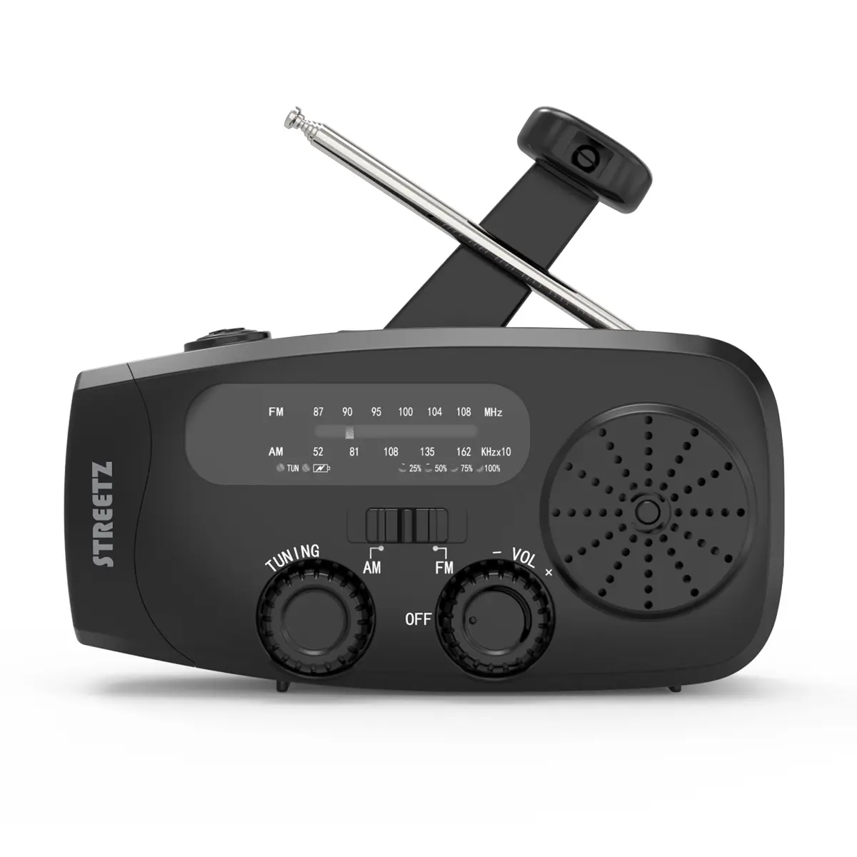 Streetz S80-BLK Portable Analog Radio Photo 2