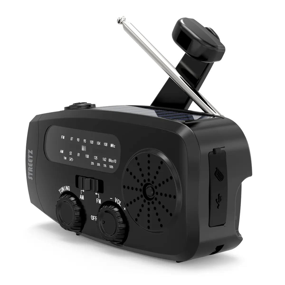 Streetz S80-BLK Portable Analog Radio Photo 6