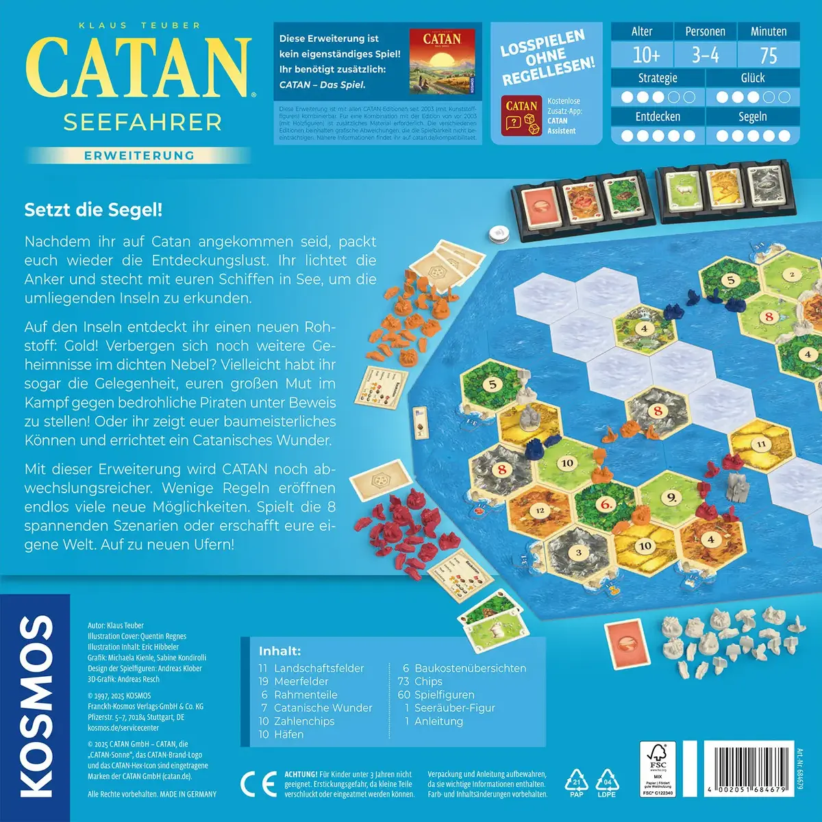 Kosmos CATAN - Seefahrer Strategy Card Game Photo 2