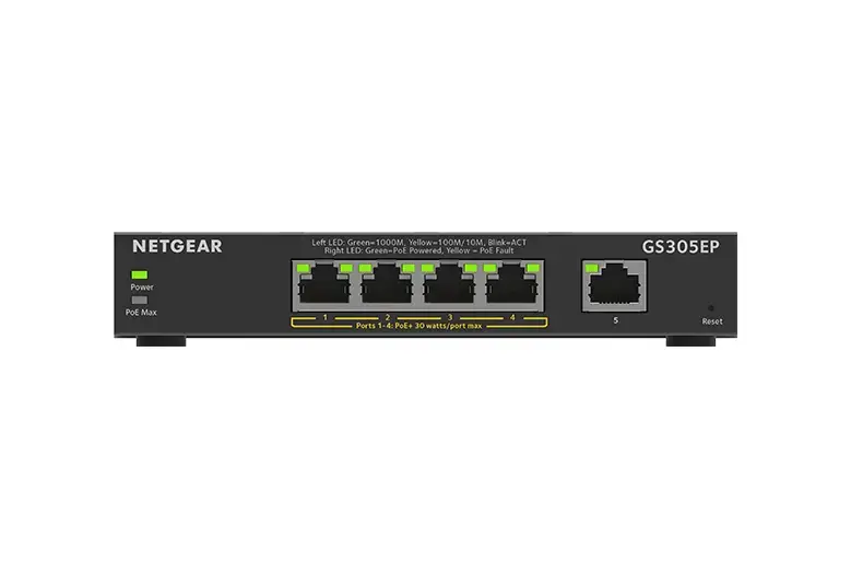 Управляемый коммутатор Netgear GS305EP L3 Photo 2