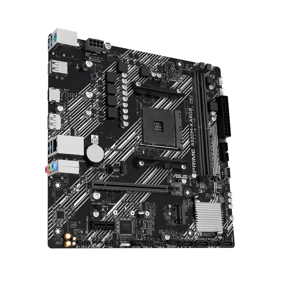 Материнская плата Asus Prime A520M-K ARGB | Socket AM4 Micro ATX Photo 3