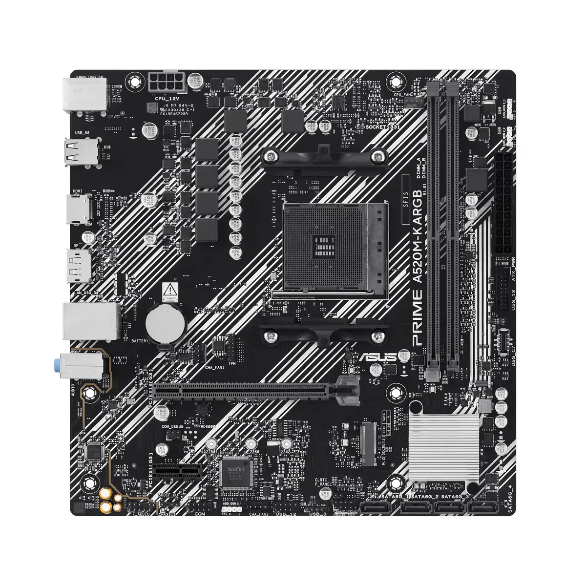ASUS PRIME A520M-K ARGB Pamatplate ar