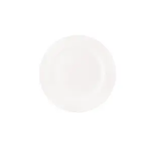 Comas Alba Porcelain Plate 25 cm, White