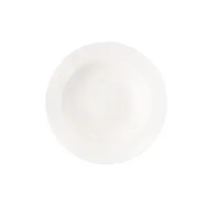 Comas Alba Deep Plate 31cm, White Porcelain