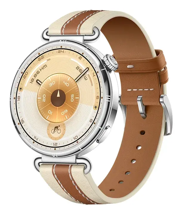 Huawei WATCH GT6 46 mm viedpulkstenis — nerūsējošais tērauds un āda Photo 2