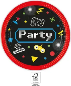 Procos Gaming Party Paper Plates 93769