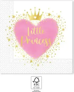 Двухслойные бумажные салфетки Procos My Little Princess