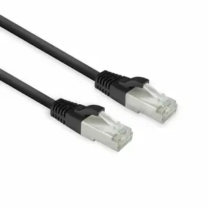 Сетевой кабель ACT FB8130 Cat8 U/FTP, 0.15 м, RJ-45, черный