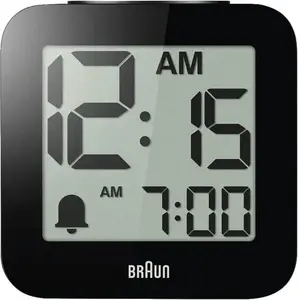 Кварцевые часы Braun BC25BP с голосовым оповещением черные