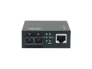 Медиаконвертер LevelOne GVM-2001 Smart Gigabit RJ45 в SC, многомодовое оптоволокно, 850 нм, 500 м