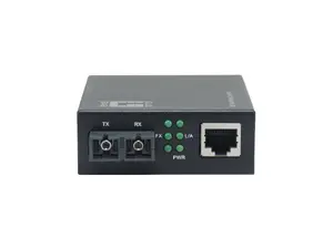 Медиаконвертер LevelOne GVM-2002 Smart Gigabit RJ45 в SC, одномодовое оптоволокно, 1310 нм, 20 км