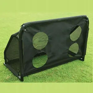 Металлические футбольные ворота Maxwel 300x155 см с тренировочным матом
