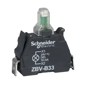 Schneider Electric ZBVB14 LED Light Block White 24V AC/DC