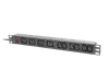 Lanberg 19" 1U 16A Rack Power Distribution Unit PDU-04I1906I-0200-C20-BK Photo 4