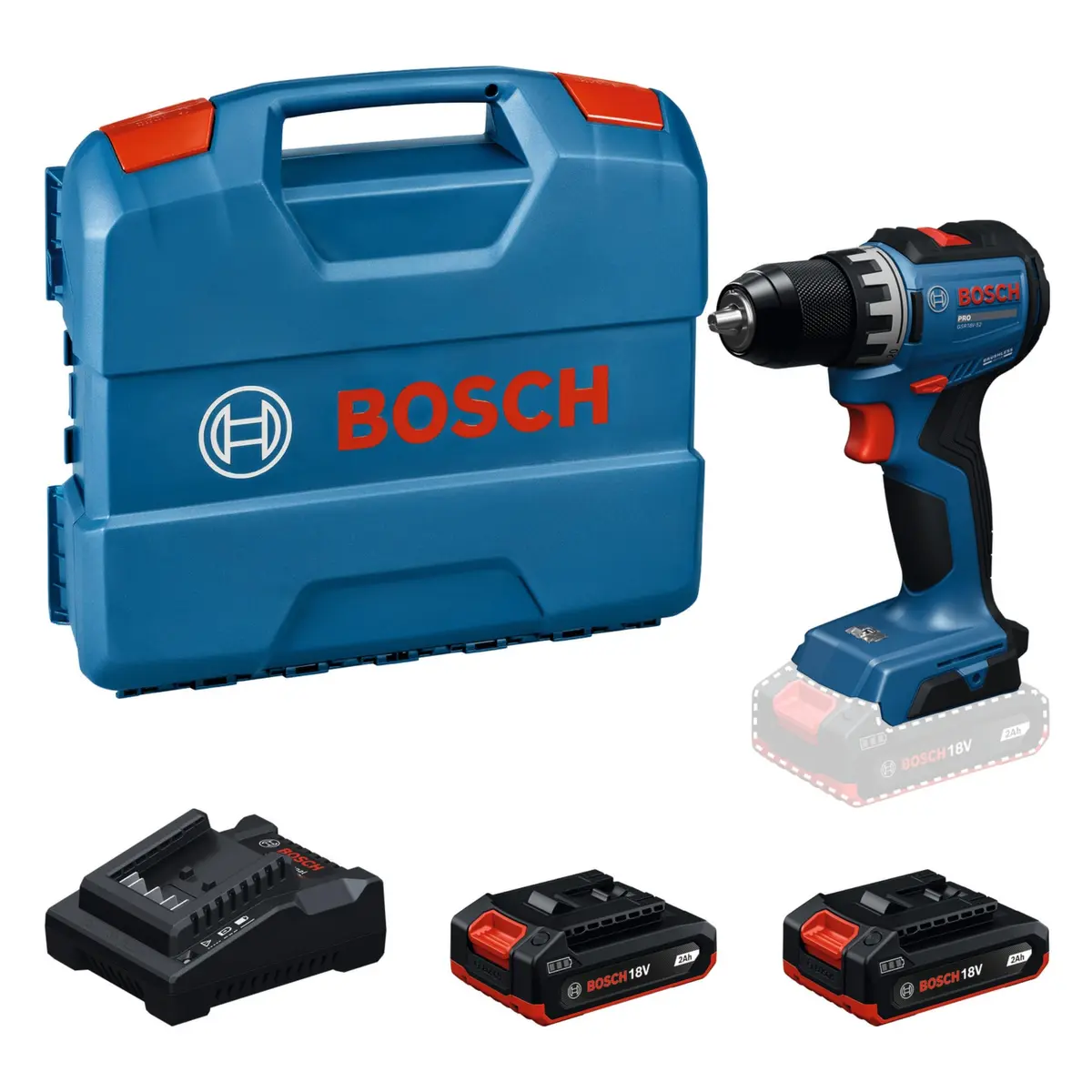 Bosch GSR 18V-52 akumulatora urbjmašīna-skrūvgriezis ar