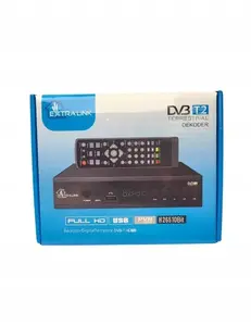 Цифровой ТВ-тюнер Extralink DVB-T2, H.265 HEVC, Full HD, USB, HDMI с пультом дистанционного управления