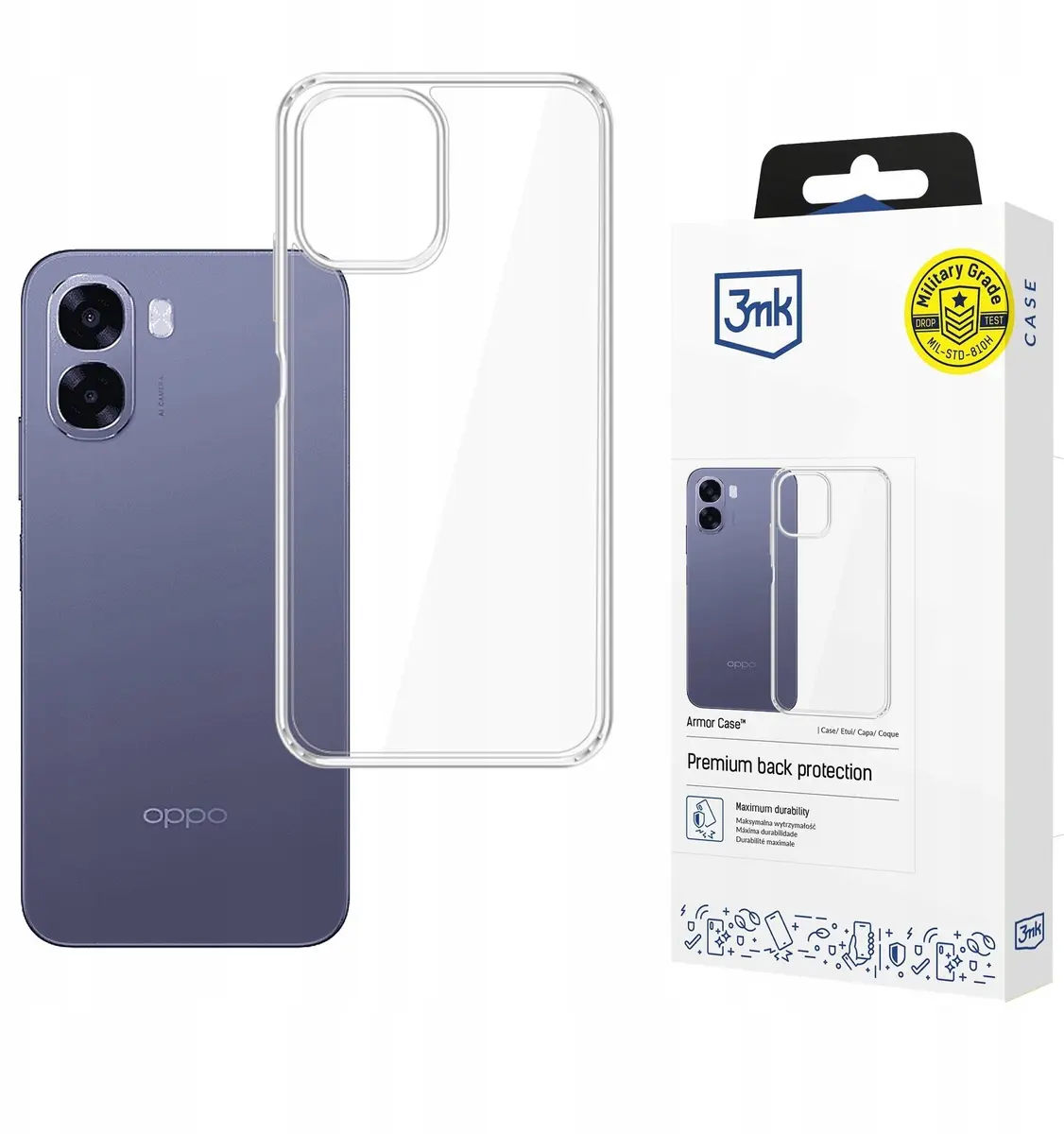 3MK Armor Case aizsargvāciņš viedtālruņiem Oppo