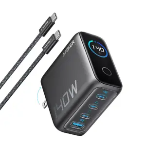 Универсальное сетевое зарядное устройство Anker B2697GZ1, 140 Вт, 3 порта USB-C