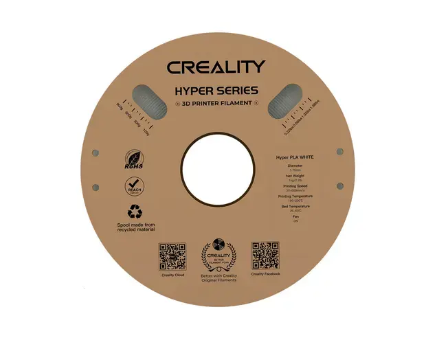 Creality Hyper PLA 1.75mm 1kg White 3D Printing Filament Photo 3