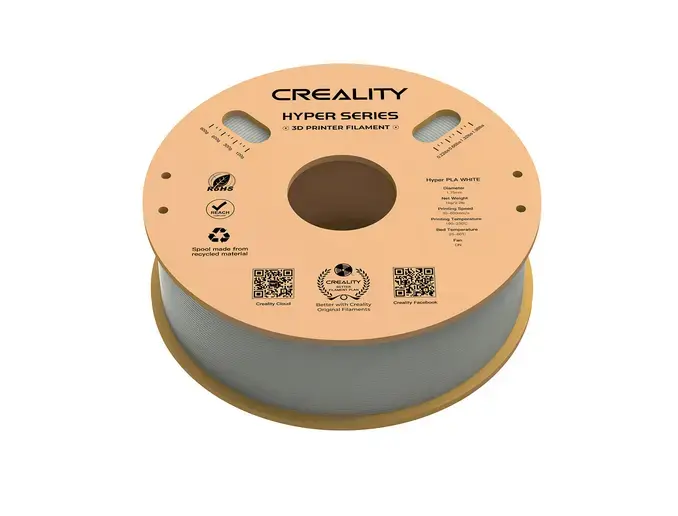Creality Hyper PLA 1.75mm 1kg White 3D Printing Filament Photo 4