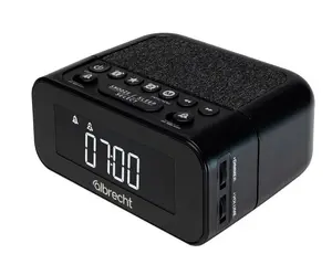 Albrecht DR 451 DAB+/FM Clock Radio, Black
