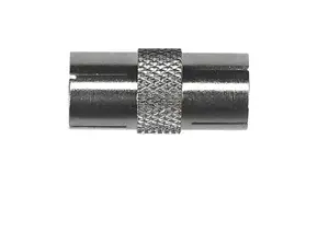 Axing CKA 2-00 F-type Coaxial Connector, IEC Female to Female Adapter, 100 Pieces