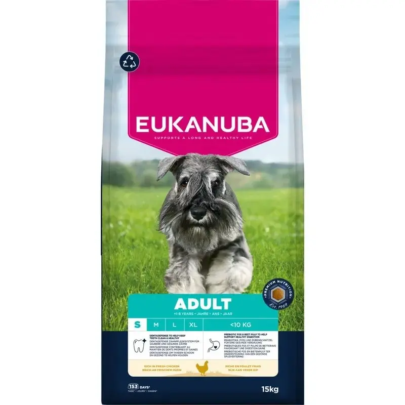 Eukanuba sausā suņu barība ar vistu