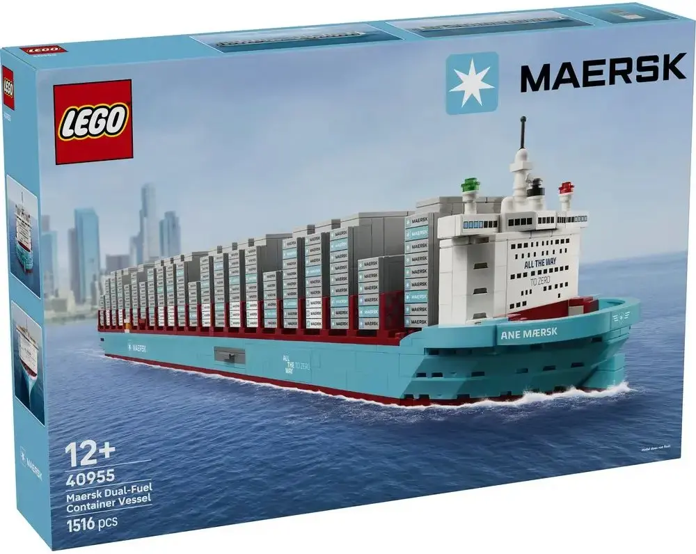 LEGO Maersk divējāda degvielas veida konteinerkuģis