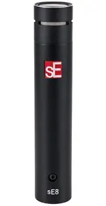 sE Electronics sE8 Matched Pair studijas kondensatora mikrofons, melns, XLR-3