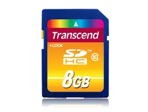 Transcend SDHC Memory Card 8GB Class 10