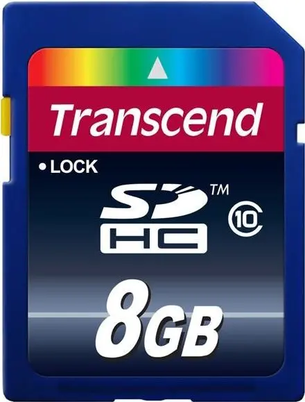 Transcend SDHC atmiņas karte 8GB Class