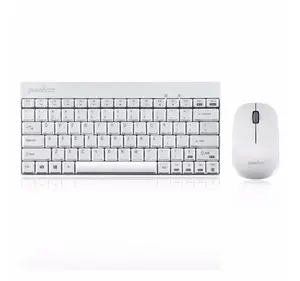 Bezvadu tastatūras un peles komplekts Perixx PERIDUO-712, kompakts, balts