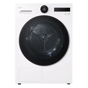 Сушильная машина LG RHX7010TWB отдельностоящая с тепловым насосом, 10 кг, белая