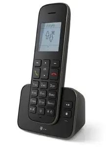 Deutsche Telekom Sinus A 207 DECT Cordless Telephone with Caller ID, Black