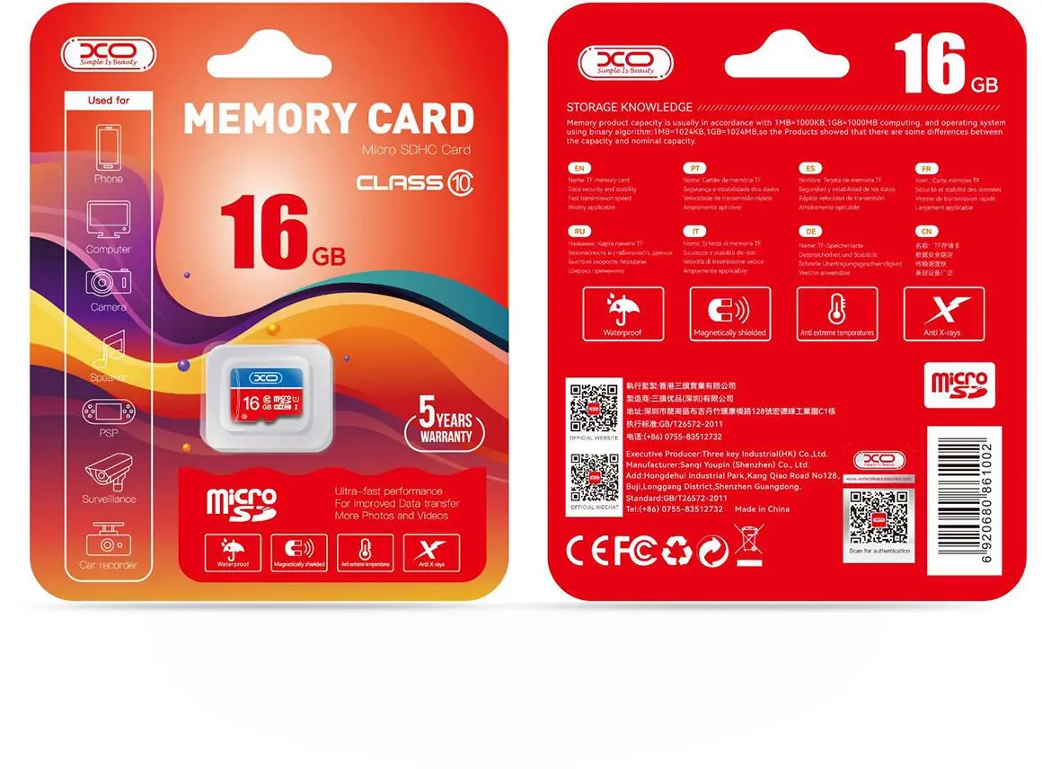 PNY XO 16GB microSDHC Class 10