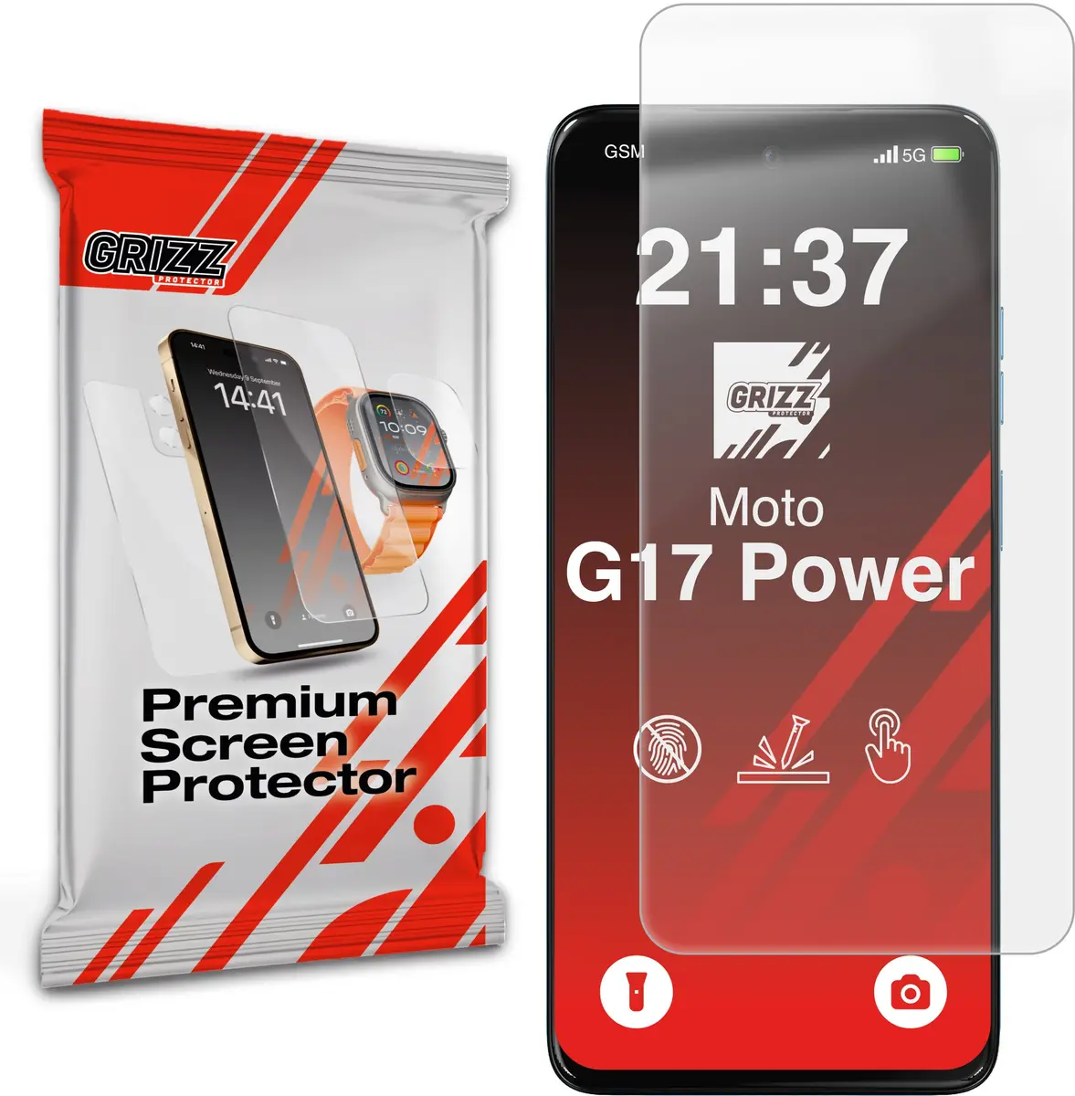 GrizzGlass PaperScreen matēta ekrāna aizsargplēve Motorola
