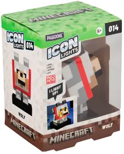 Paladone Minecraft Wolf Icon Light