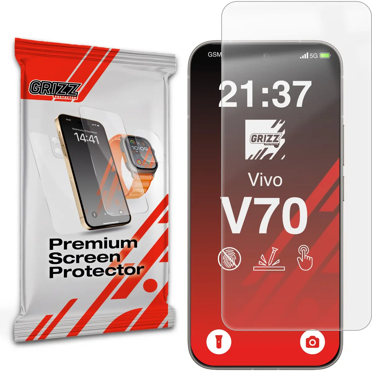 GrizzGlass PaperScreen matēta ekrāna aizsargplēve Vivo