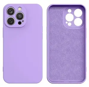 iLike Silicone Cover for Samsung Galaxy A54 5G, Purple