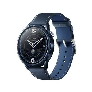 Умные часы Xiaomi Watch S5 46 мм, 1.48-дюймовый AMOLED-дисплей, водонепроницаемые, керамический синий