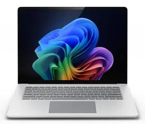 Microsoft Surface Laptop 8 Copilot+ PC, 15-inch Touchscreen, Intel Core Ultra 5 335, 16GB RAM, 512GB SSD, Windows 11 Pro, Platinum