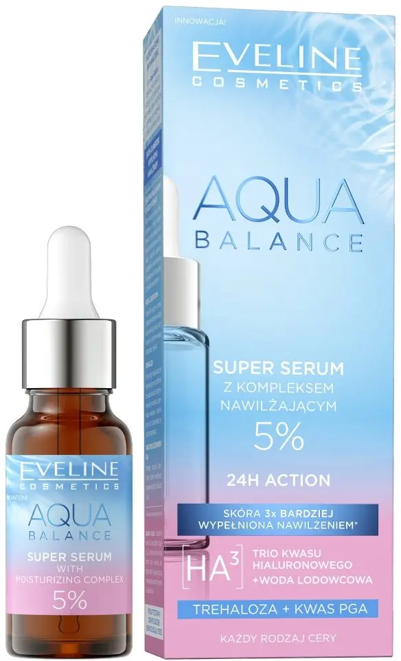Eveline Aqua Balance sejas serums ar