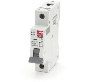 KOOP Elektro LSS B16 1P Miniature Circuit Breaker 16A Type B 6kA