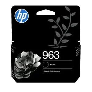 Оригинальный черный картридж HP 963, стандартная емкость, 1000 страниц
