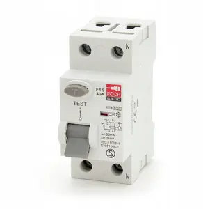 KOOP Elektro FSS 2P 40A AC tipa noplūdes strāvas aizsargslēdzis