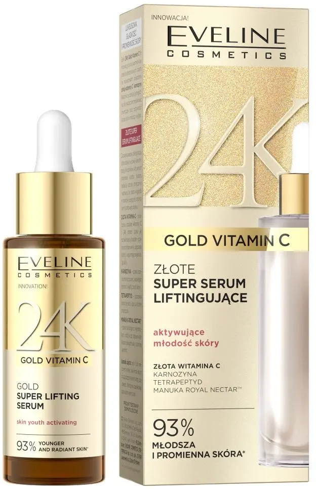 Sejas serums Eveline 24K Gold Vitamin