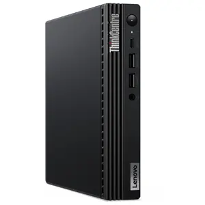 Lenovo ThinkCentre M70q Gen3 Desktop PC, Intel Core i5-12400T, 16GB RAM, 512GB SSD, Wi-Fi, Bluetooth, Windows 11 Pro